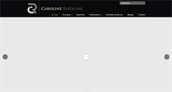 Desktop Screenshot of carolinerheaume.com